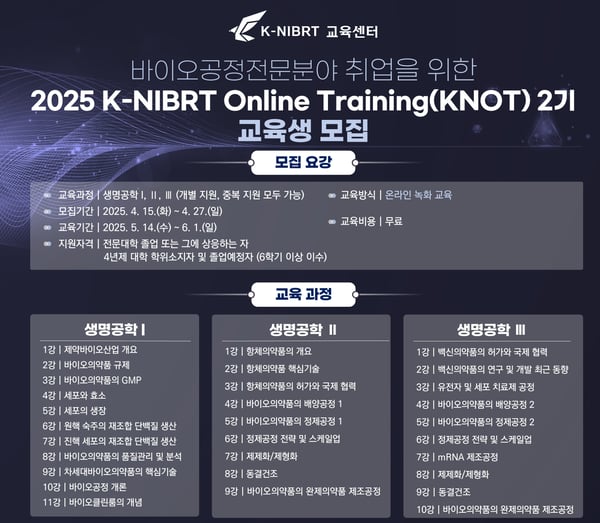 KNOT 2기 모집 포스터